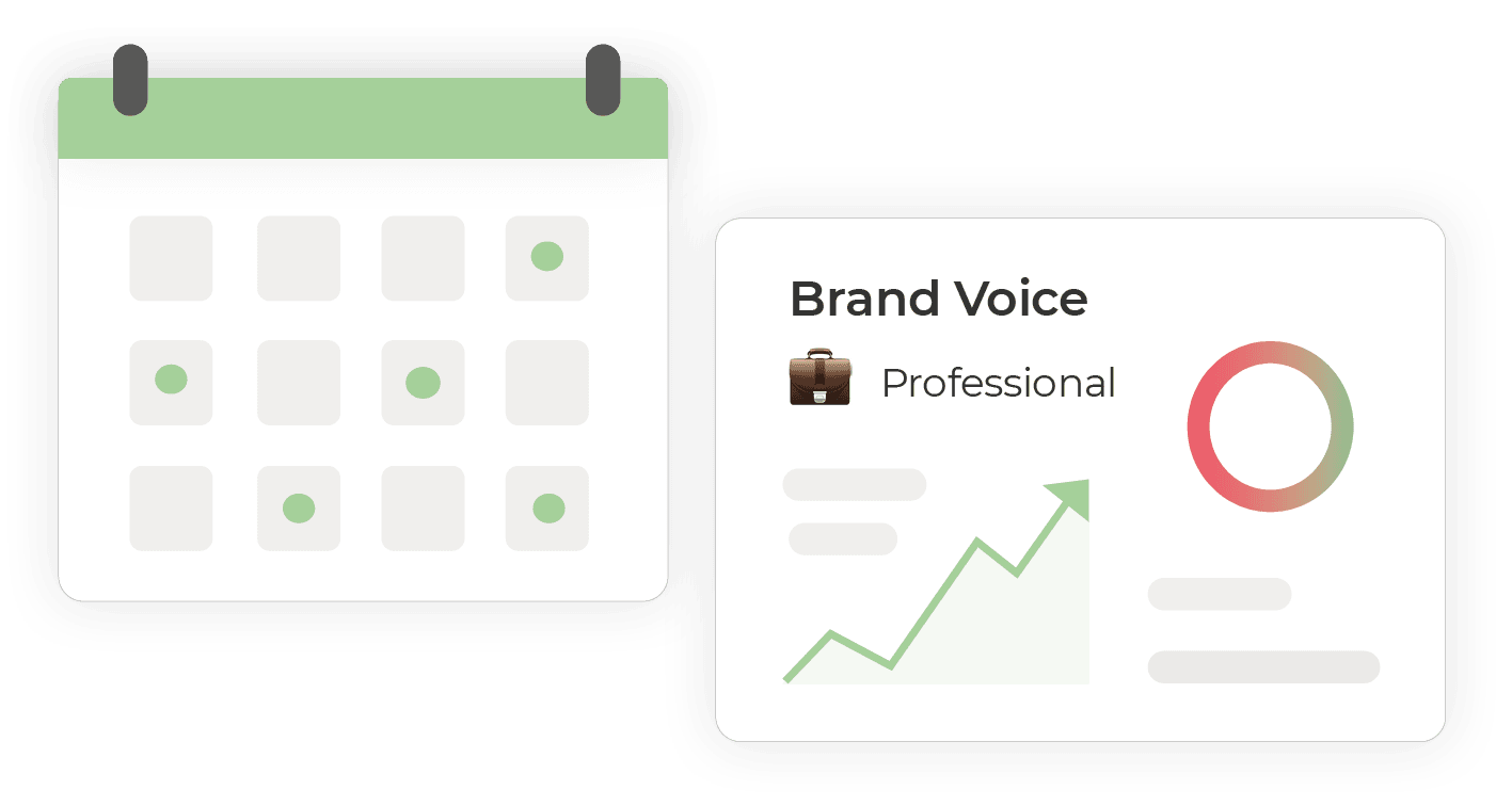 Illustration of Reveela helping marketing teams plan campaigns, manage brand consistency and coordinate marketing activities from one connected platform.